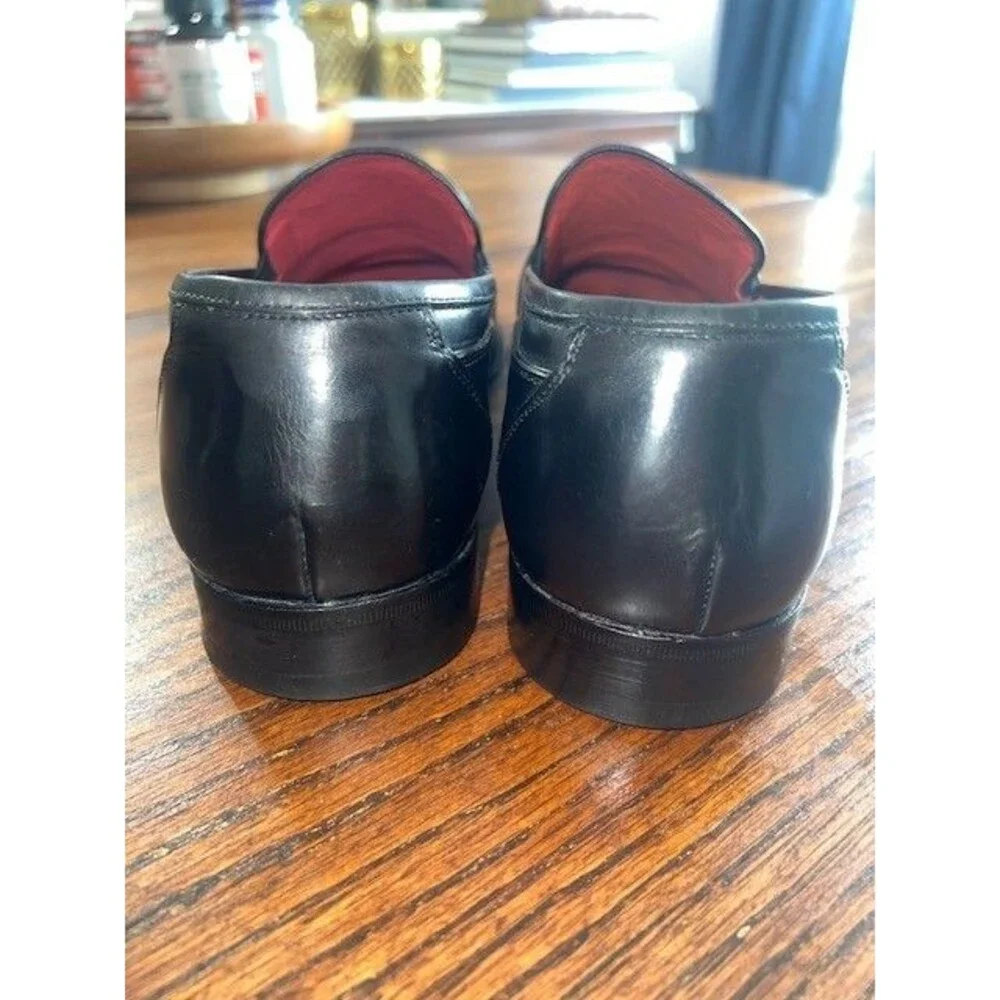 Mezlan Tiziano Custom Loafers (Style 25386) Black Calfskin Men’s 8.5M